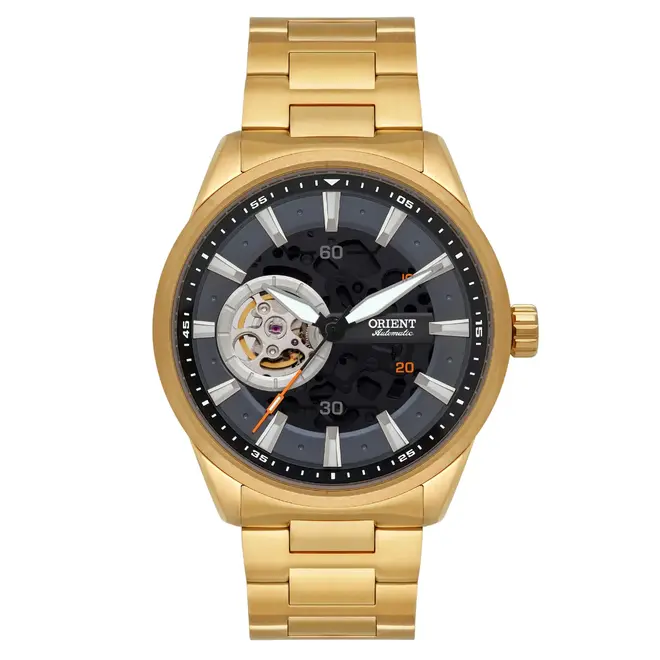 Relógio Orient Automático Clássico Masculino - NH7GG001 G1KX Cinza 1