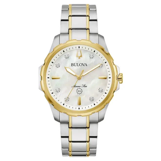 Relógio Bulova Marine Star Feminino - 98P227 Dois tons 1