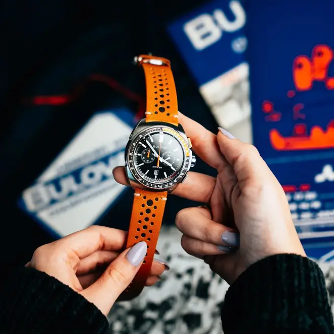 Relógio Bulova Racer Cronógrafo Masculino - 98B427N Marrom 2