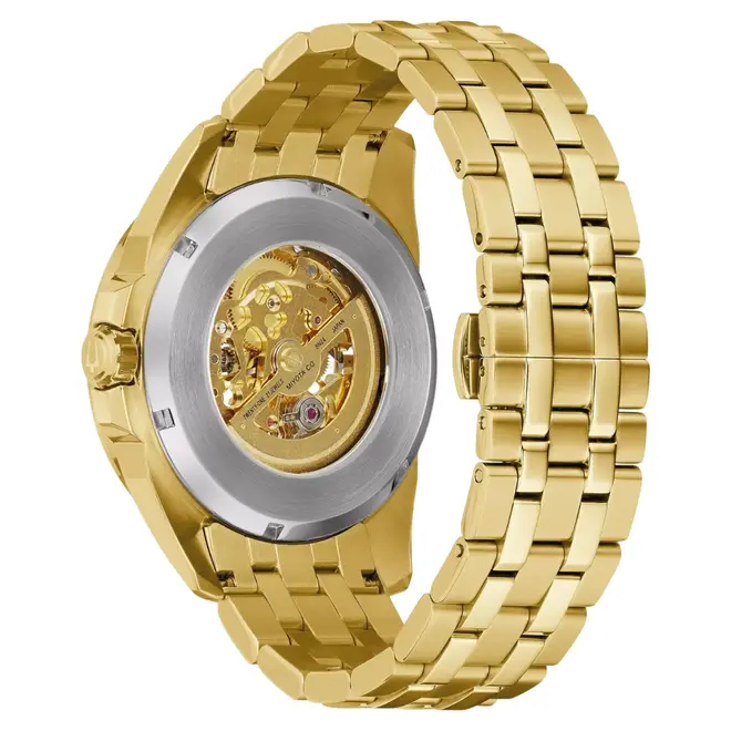 Relógio Bulova Sutton Classic Automático Masculino - 97A162 Dourado 4
