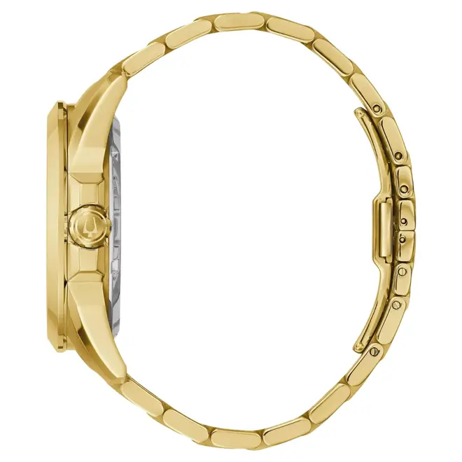 Relógio Bulova Sutton Classic Automático Masculino - 97A162 Dourado 3