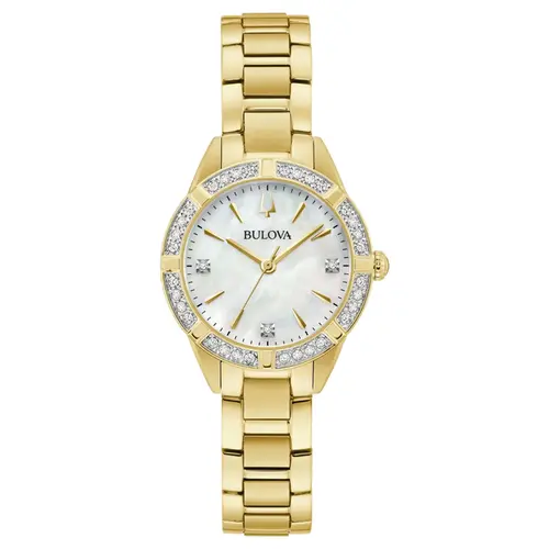 Relógio Bulova Sutton Feminino - 98R297 Dourado
