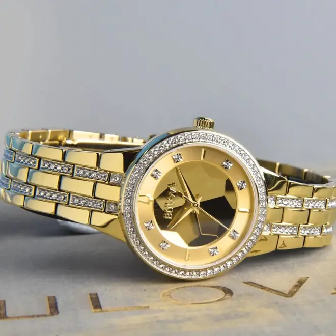 Relógio Bulova Crystal Phantom Feminino - 97L176N Dourado 2