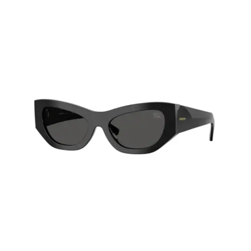 Óculos de Sol Burberry 0BE4450U 30018754 Acetato Preto com lentes na cor Cinza