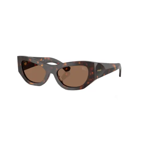 Óculos de Sol Burberry 0BE4450U 30027354 Acetato Marrom Mesclado com lentes na cor Marrom