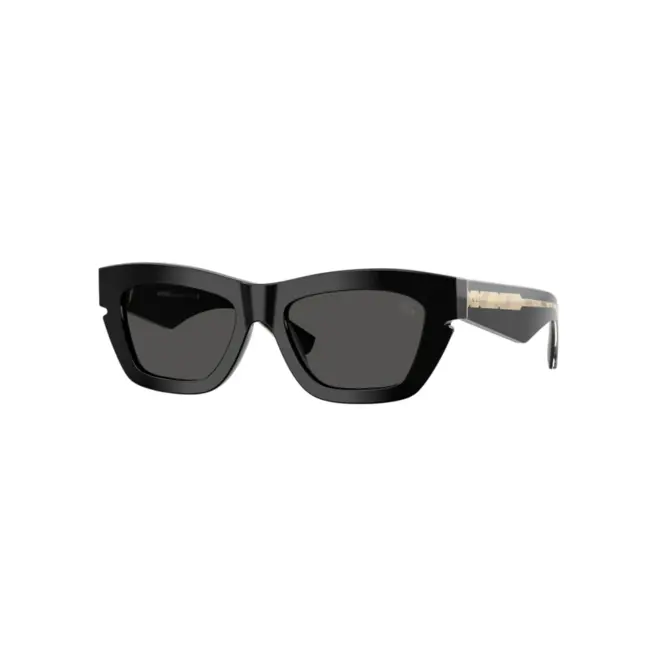 Óculos de Sol Burberry 0BE4454 30018752 Acetato Preto com lentes na cor Cinza 1