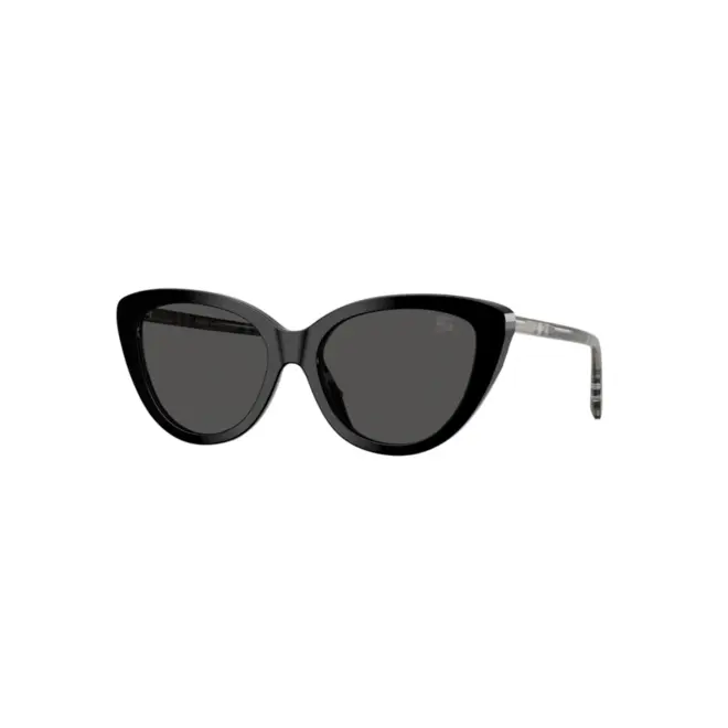 Óculos de Sol Burberry 0BE4457 41658755 Acetato Preto com lentes na cor Cinza 1