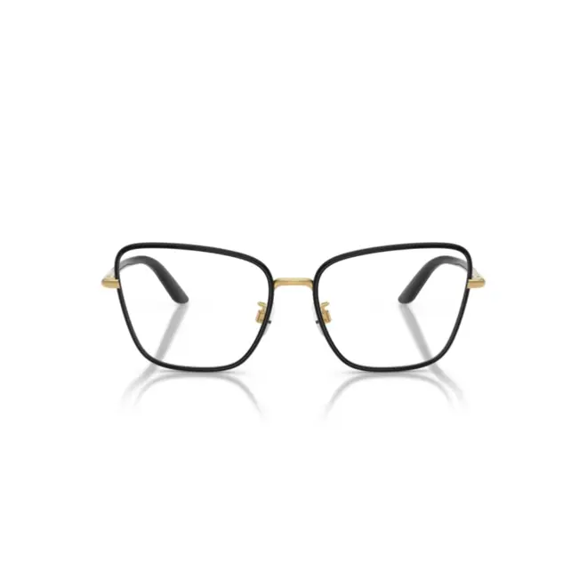Óculos de Grau Dolce & Gabbana 0DG1359 1334 55 Metal Dourado e Preto 2