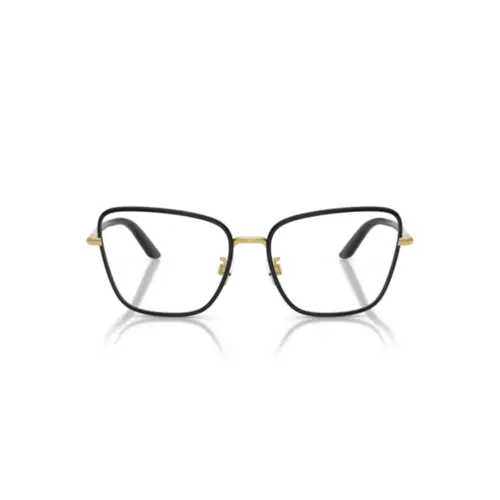 Óculos de Grau Dolce & Gabbana 0DG1359 1334 55 Metal Dourado e Preto