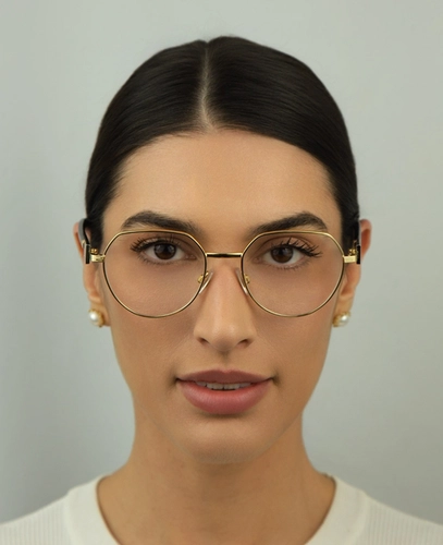 Óculos de Grau Dolce & Gabbana Feminino no formato Redondo, modelo moderno e elegante para uso do dia a dia. Frete Grátis.