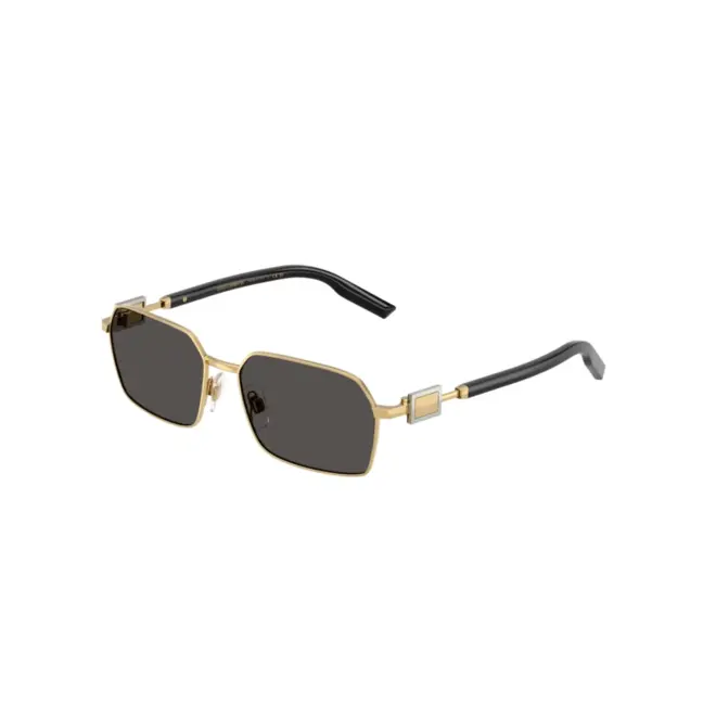 Óculos de Sol Dolce & Gabbana 0DG2316 02/87 56 Metal Dourado com lentes na cor Cinza 1