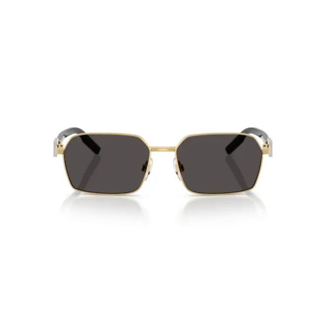 Óculos de Sol Dolce & Gabbana 0DG2316 02/87 56 Metal Dourado com lentes na cor Cinza 2