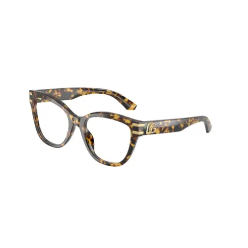 Óculos de Grau Dolce & Gabbana 0DG3418 3330 55 Acetato Amarelo Mesclado