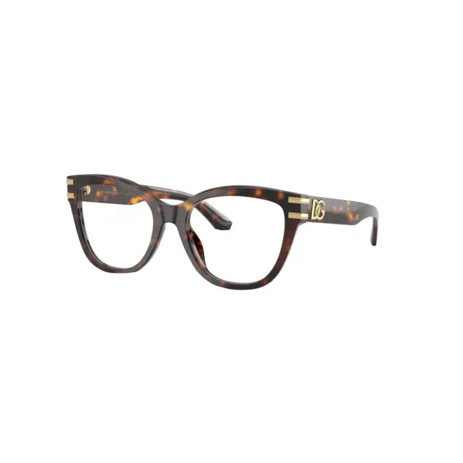 Óculos de Grau Dolce & Gabbana 0DG3418 502 55 Acetato Marrom Mesclado 1