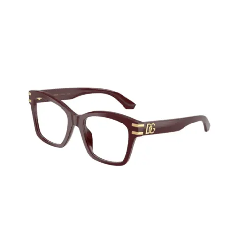 Óculos de Grau Dolce & Gabbana 0DG3419 3091 54 Acetato Bordô