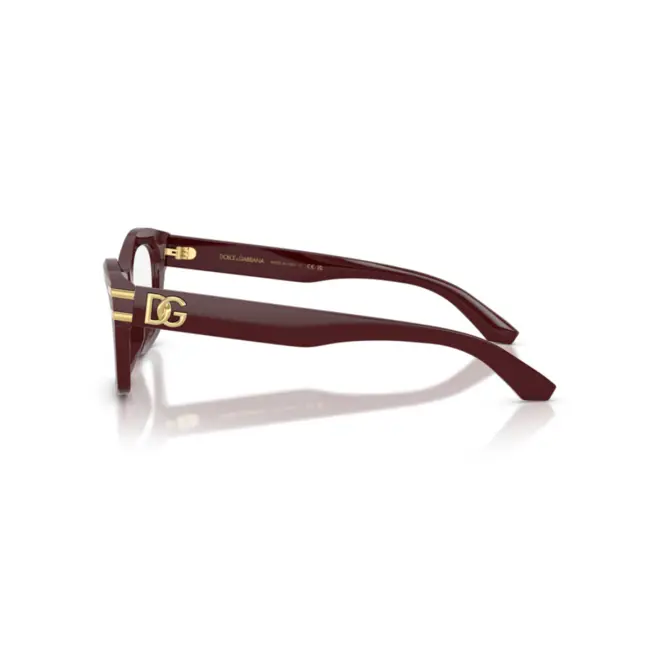 Óculos de Grau Dolce & Gabbana 0DG3420 3091 54 Acetato Bordô 4