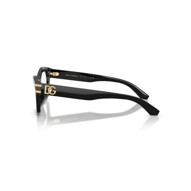Óculos de Grau Dolce & Gabbana 0DG3420 501 54 Acetato Preto 4