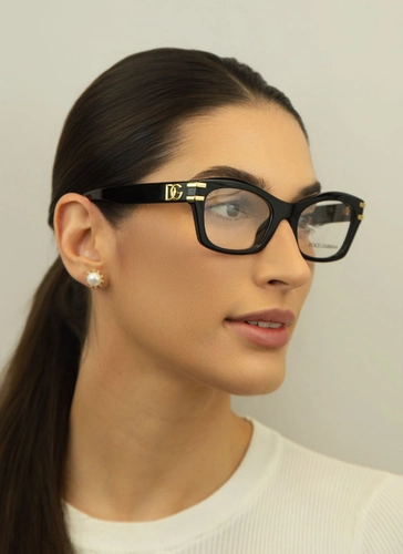 Óculos de Grau Dolce & Gabbana 0DG3420 501 54 Acetato Preto