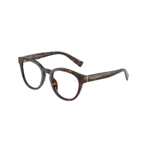 Óculos de Grau Dolce & Gabbana 0DG3421 502 52 Acetato Marrom Mesclado