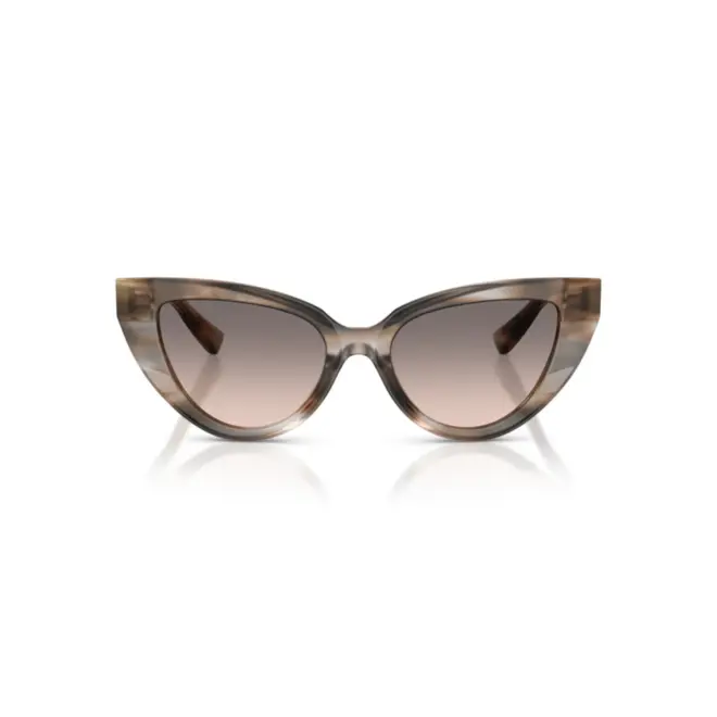 Óculos de Sol Dolce & Gabbana 0DG4497 34493B52 Acetato Cinza Listrado com lentes na cor Cinza Degradê 2