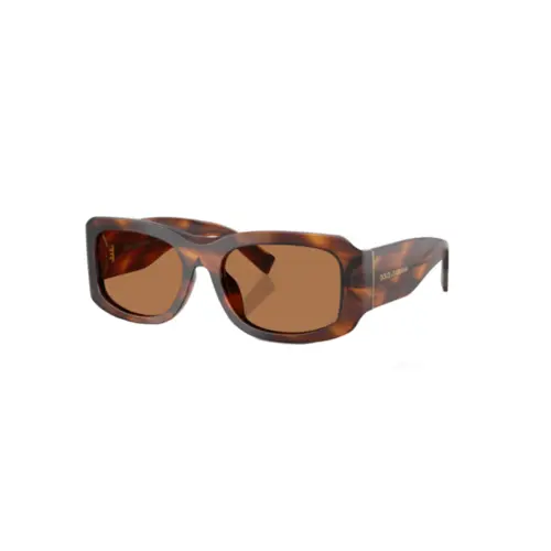 Óculos de Sol Dolce & Gabbana 0DG4503 30637357 Acetato Marrom Mesclado com lentes na cor Marrom