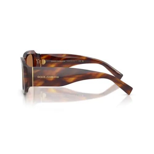 Óculos de Sol Dolce & Gabbana 0DG4503 30637357 Acetato Marrom Mesclado com lentes na cor Marrom