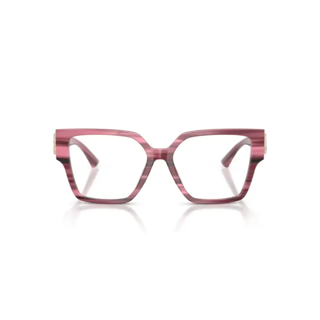 Óculos de Grau Jimmy Choo 0JC3032B 5064 55 Acetato Rosa Listrado 2