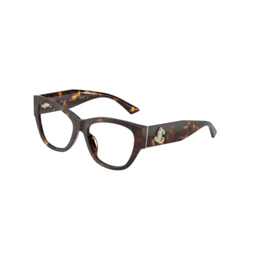Óculos de Grau Jimmy Choo 0JC3033BU 5002 54 Acetato Marrom Mesclado