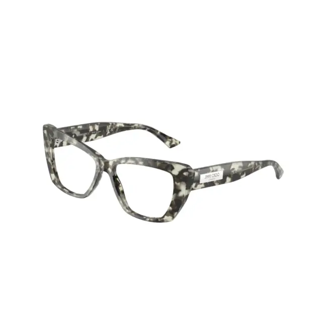 Óculos de Grau Jimmy Choo 0JC3036 5068 54 Acetato Preto Mesclado 1