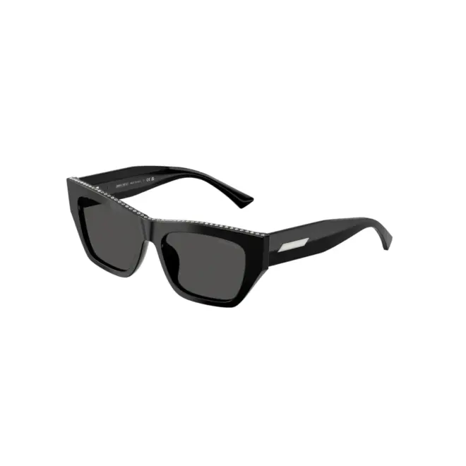 Óculos de Sol Jimmy Choo 0JC5035B 50008754 Acetato Preto com lentes na cor Cinza 1