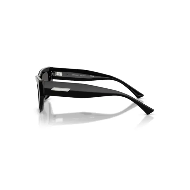 Óculos de Sol Jimmy Choo 0JC5035B 50008754 Acetato Preto com lentes na cor Cinza 3