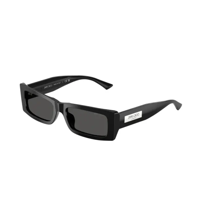 Óculos de Sol Jimmy Choo 0JC5040U 50008754 Acetato Preto com lentes na cor Cinza 1