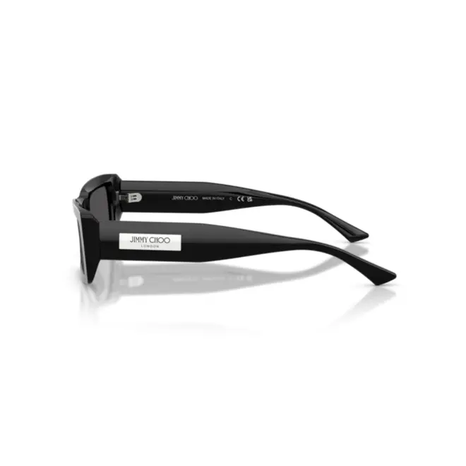 Óculos de Sol Jimmy Choo 0JC5040U 50008754 Acetato Preto com lentes na cor Cinza 3