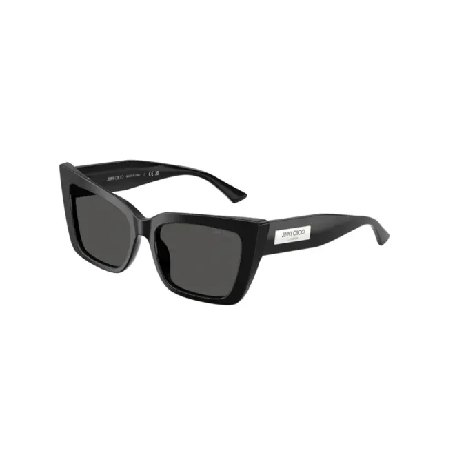 Óculos de Sol Jimmy Choo 0JC5041 50008754 Acetato Preto com lentes na cor Cinza 1