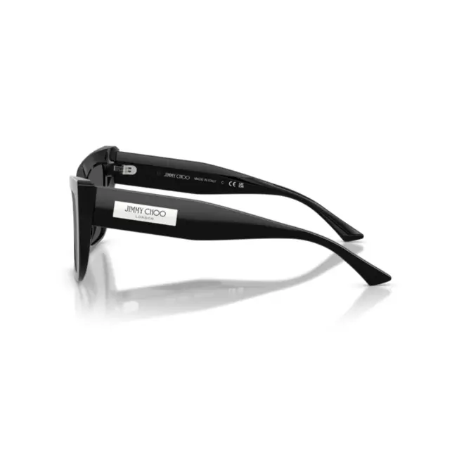 Óculos de Sol Jimmy Choo 0JC5041 50008754 Acetato Preto com lentes na cor Cinza 3