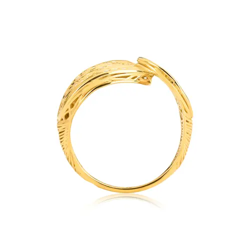 Anel Nido Diamonds 2 ninhos de fios ouro 18k com 34,1pts de Diamantes