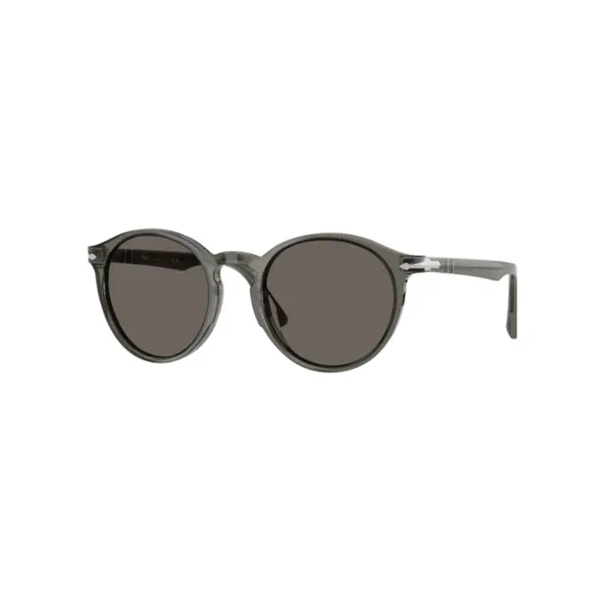 Óculos de Sol Persol 0PO3171S 1103B152 Acetato Cinza Transparente com lentes na cor Cinza 1