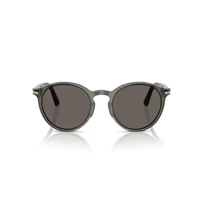 Óculos de Sol Persol 0PO3171S 1103B152 Acetato Cinza Transparente com lentes na cor Cinza 2