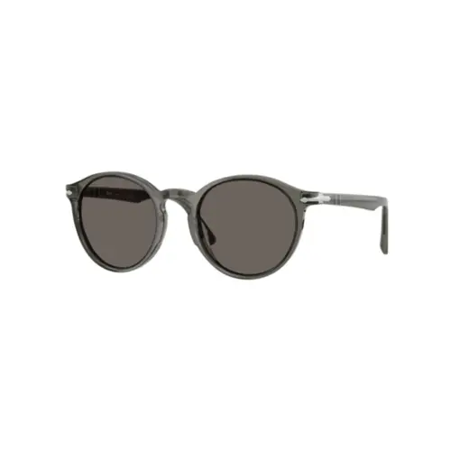 Óculos de Sol Persol 0PO3171S 1103B152 Acetato Cinza Transparente com lentes na cor Cinza
