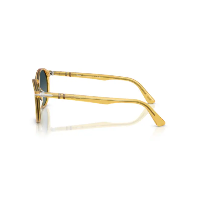 Óculos de Sol Persol 0PO3171S 204/S352 Acetato Amarelo com lentes na cor Azul Degradê Polarizado 3