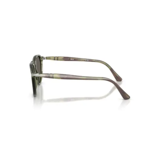 Óculos de Sol Persol 0PO3286S 1226B153 Acetato Verde Transparente com lentes na cor Cinza