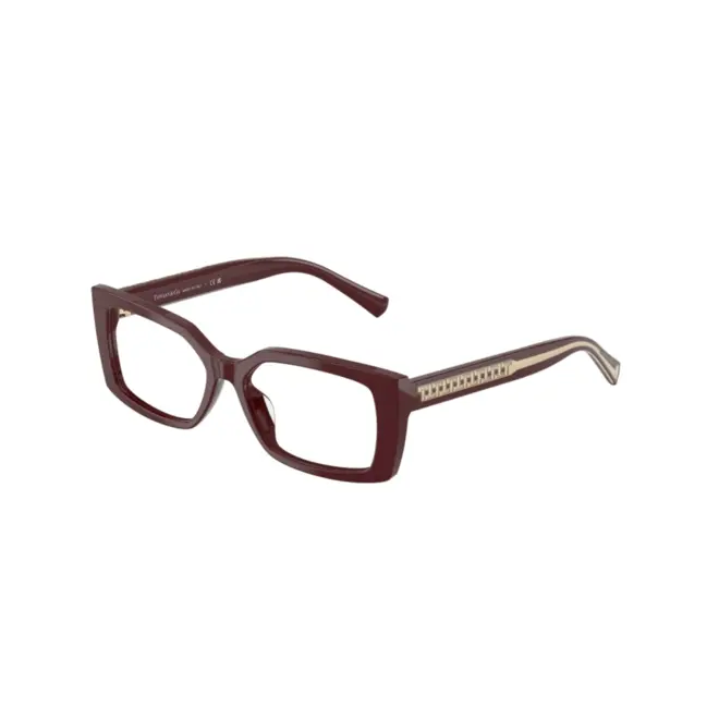 Óculos de Grau Tiffany 0TF2269U 8389 54 Acetato Bordô 1