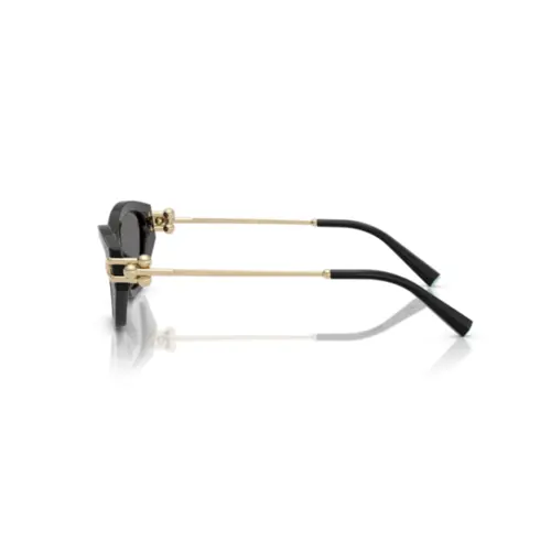 Óculos de Sol Tiffany 0TF4231U 80018153 Acetato Preto com lentes na cor Cinza Polarizado