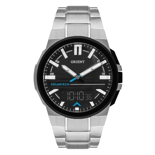 Relógio Orient Solartech Anadigi Masculino - MTSSA006 P1SX Preto