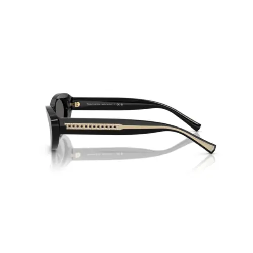 Óculos de Sol Tiffany 0TF4236U 8001S455 Acetato Preto com lentes na cor Cinza