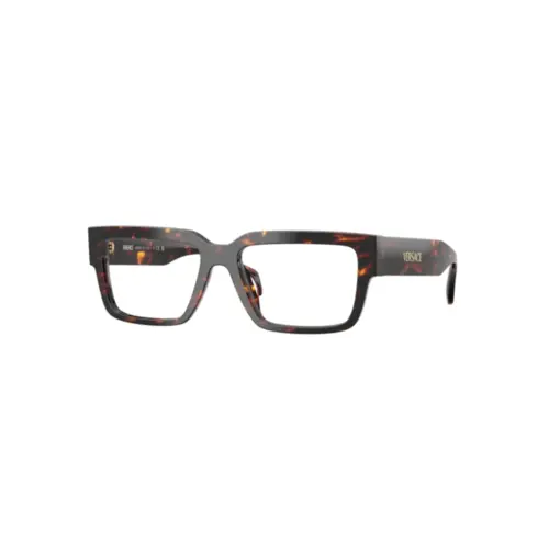 Óculos de Grau Versace 0VE3374U 5509 55 Acetato Marrom Mesclado