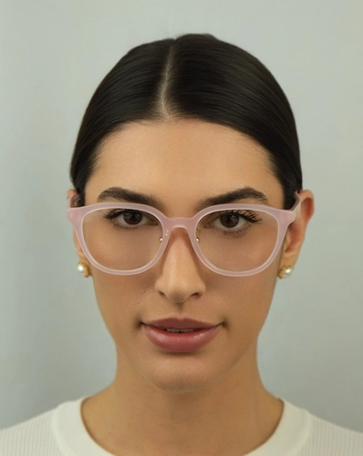 Óculos de Grau Versace 0VE3379D 5525 53 Acetato Rosa Claro