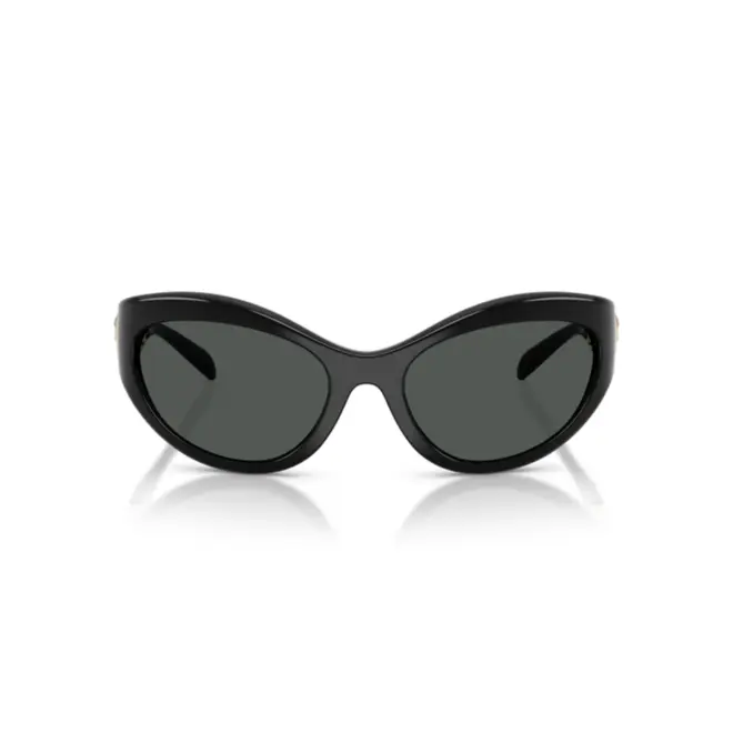 Óculos de Sol Versace 0VE4485 GB1/8759 Acetato Preto com lentes na cor Cinza 2