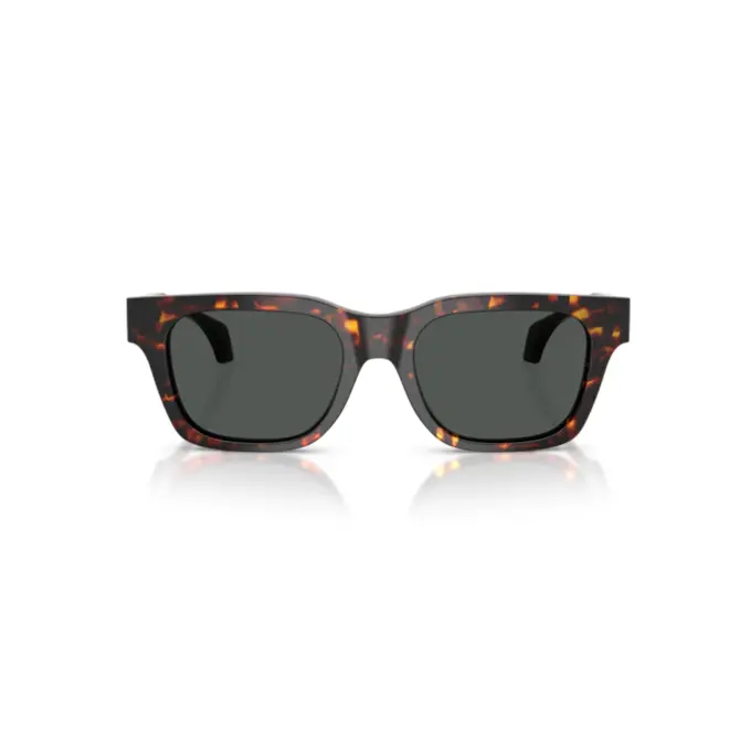 Óculos de Sol Versace 0VE4486 55098752 Acetato Marrom Mesclado com lentes na cor Cinza 2