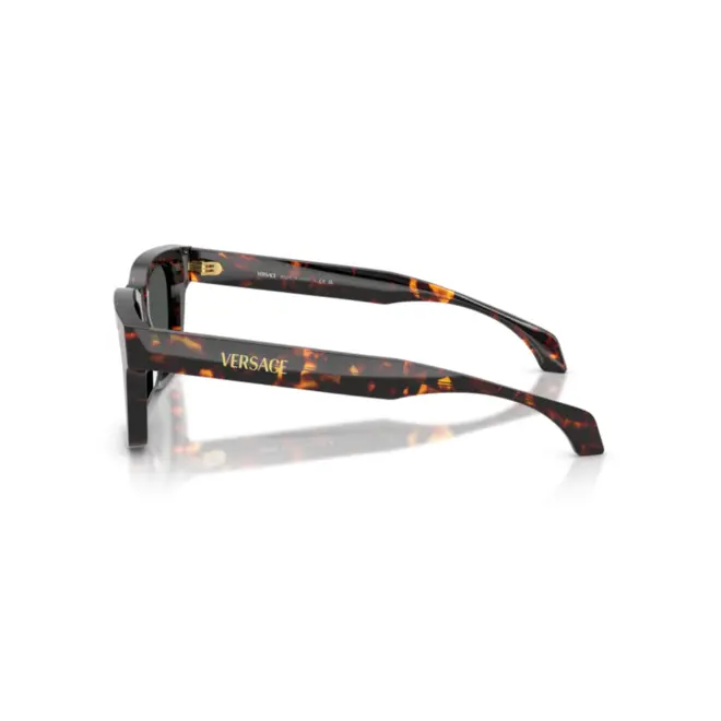 Óculos de Sol Versace 0VE4486 GB1/8752 Acetato Preto com lentes na cor Cinza 4